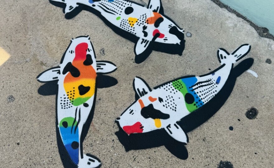 Rainbow crosswalks by koi fish artist coming to Walker's Point